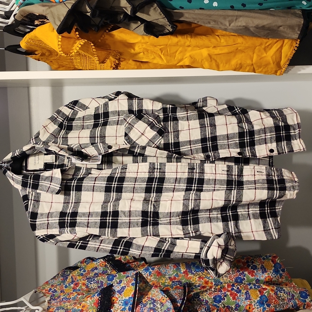 forever 21 Woven Flannel Shirt 40495736